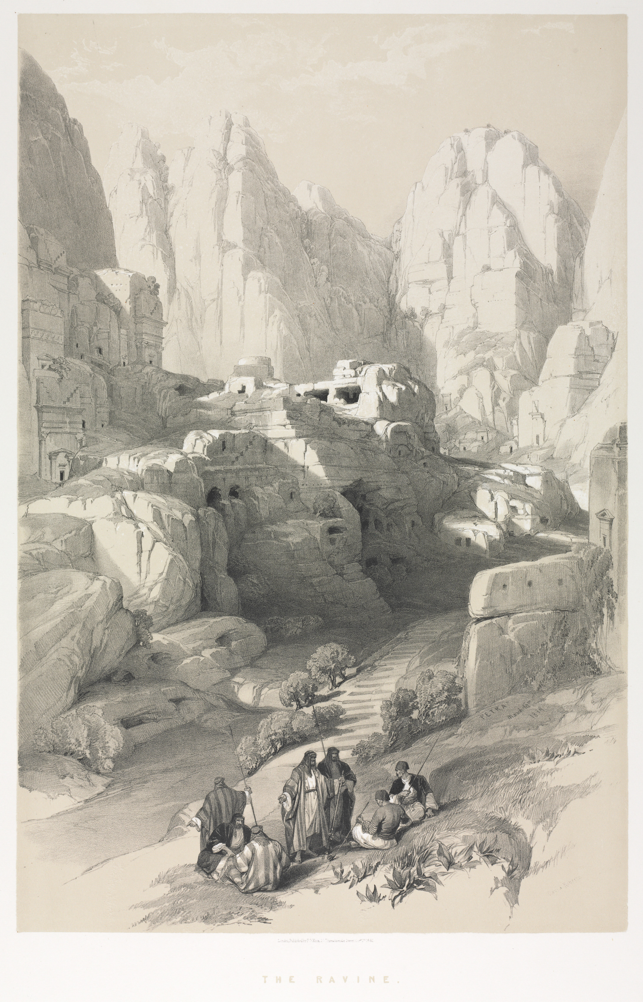 Louis Haghe, The Holy Land, Syria, Idumea, Arabia, Egypt & Nubia: Petra