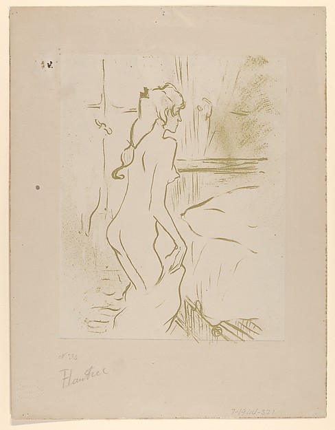 Henri de Toulouse-Lautrec, Study of a Woman
