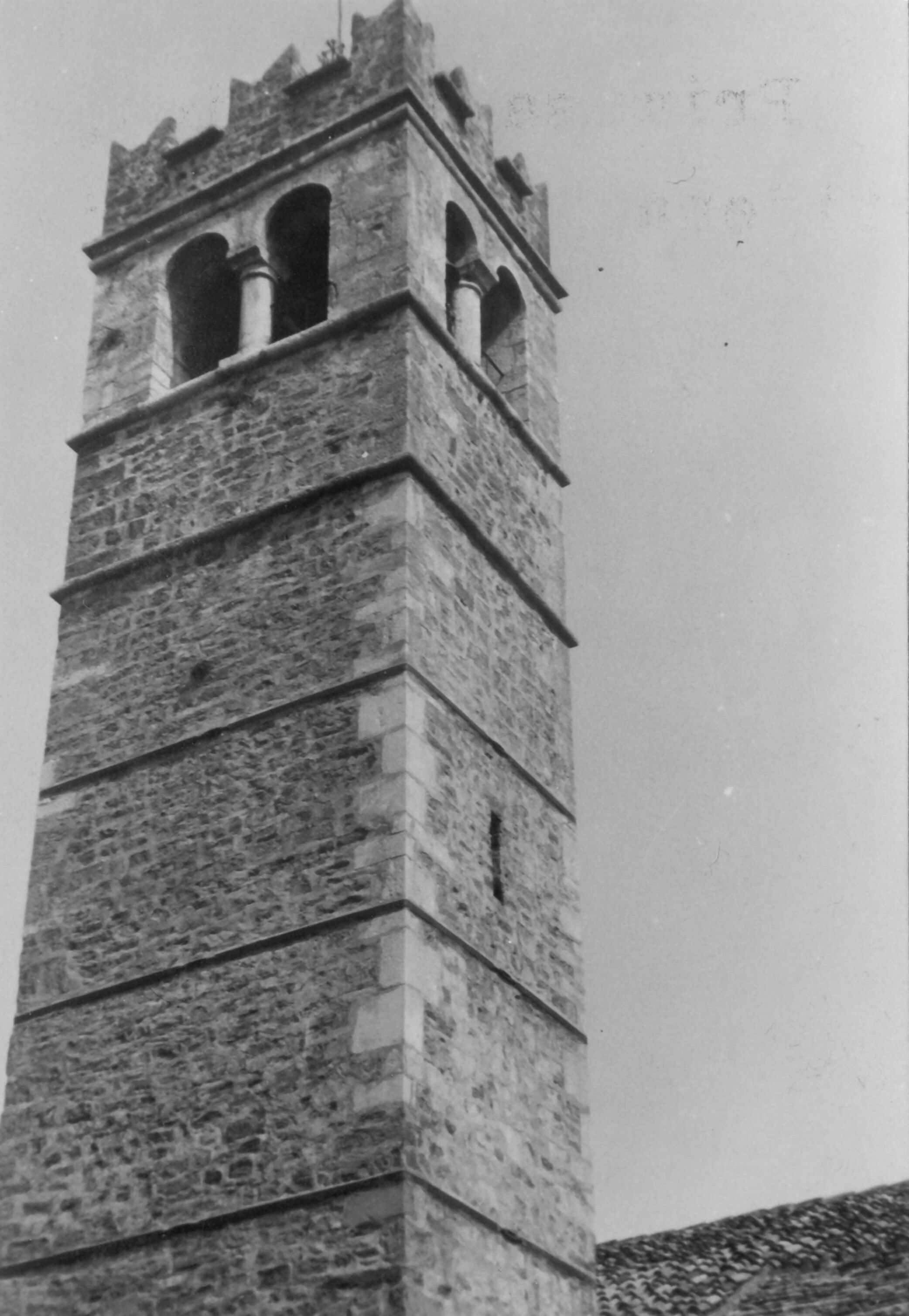 Branko Fučić, Završje (Grožnjan), župna crkva sv. Križa, dio vanjštine: zvonik, gotički, iz 1579. godine