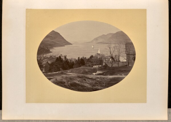 George Kendall Warren, [Houses along a waterfront area, West Point]