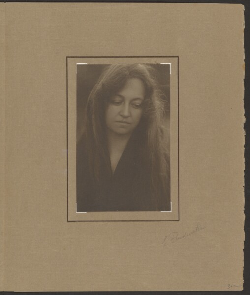 Louis Fleckenstein, [Portrait of a Woman Looking Down]