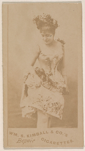 William S. Kimball & Company, Miss Bepoir, from the Actresses series (N203) issued by Wm. S. Kimball & Co.