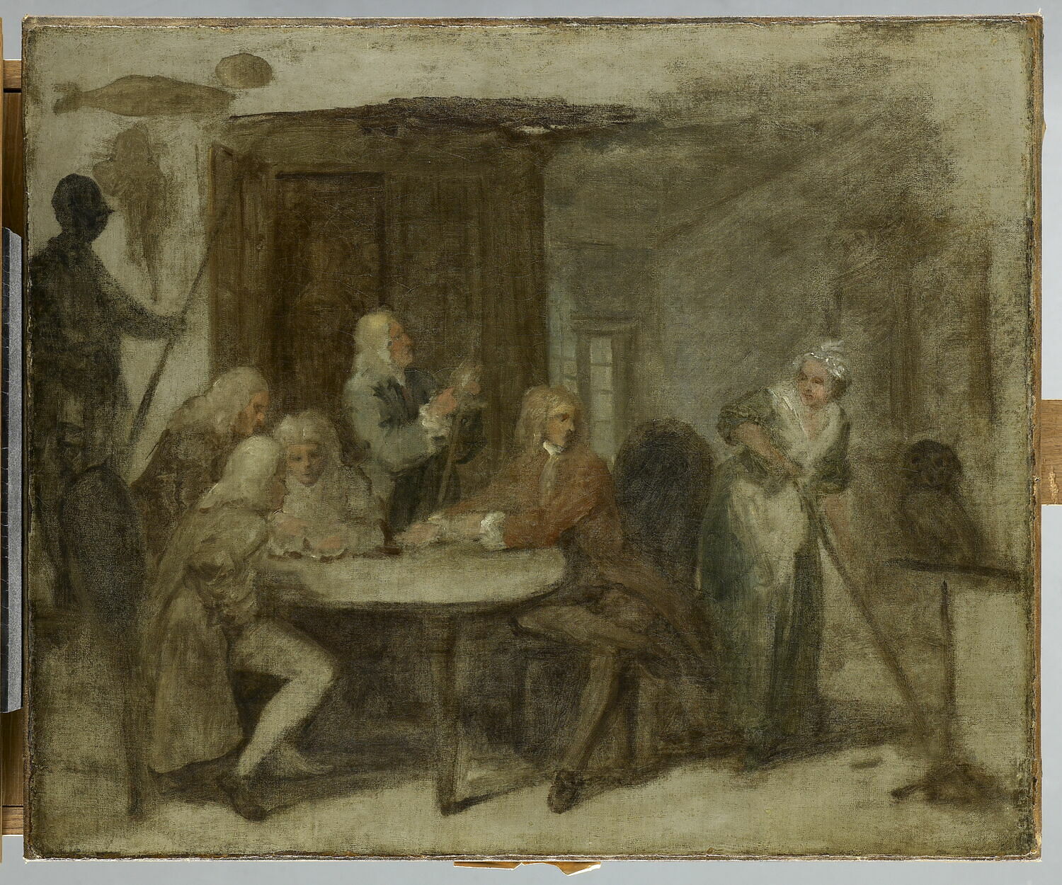 William Hogarth, Le Roué à Oxford dit autrefois Débat sur la chiromancie