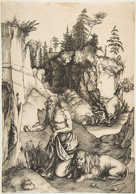 Albrecht Dürer, Saint Jerome Penitent in the Wilderness
