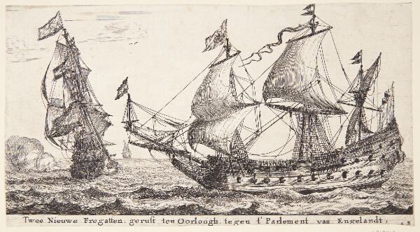 Reinier Zeeman, To hollandske fregatter