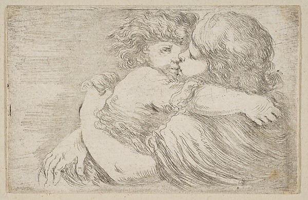 Stefano della Bella, Two Children Embrace