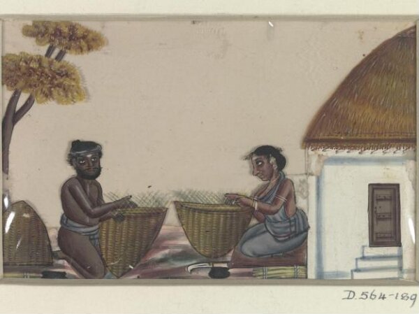 Unknown, One of twenty-two paintings depicting occupations, methods of transport and local monuments.