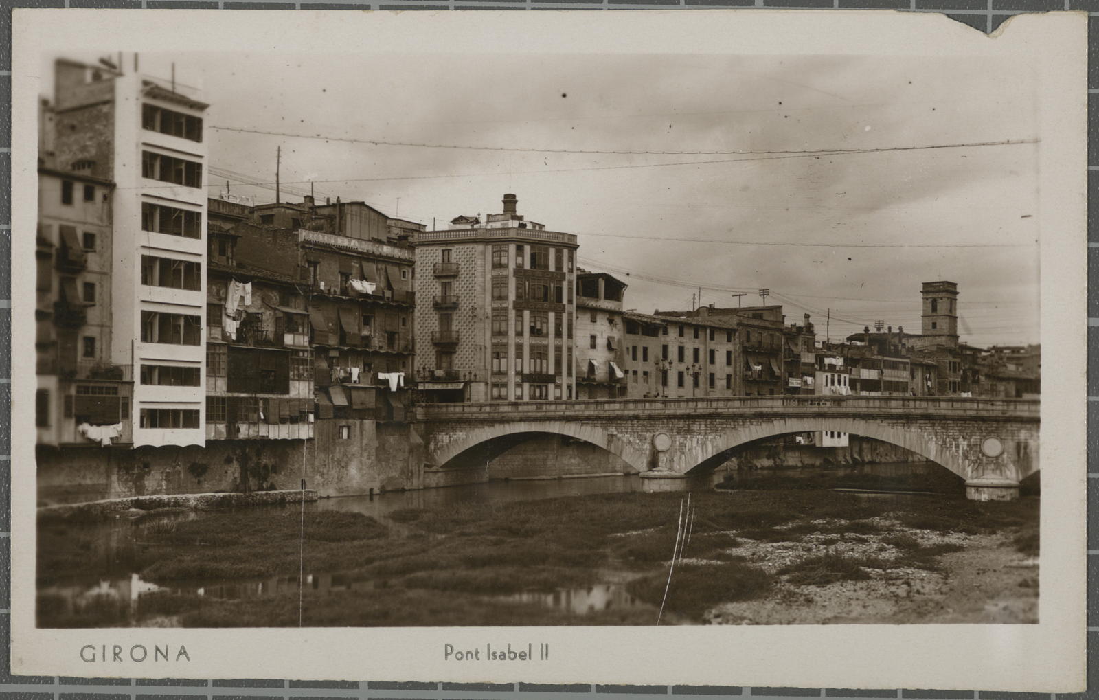 Desconegut, Girona. Pont Isabel II