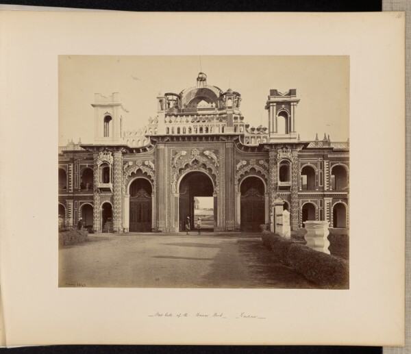 Samuel Bourne, Lucknow; East Gate of the Kaiser Bagh, from the Garden