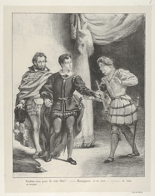 Eugène Delacroix, Hamlet and Guildenstern