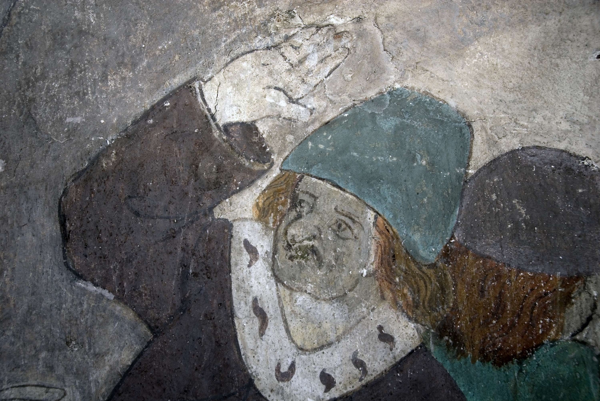 Bengt Backlund, Kalkmålning i Husby-Sjutolfts kyrka, Uppland 2009