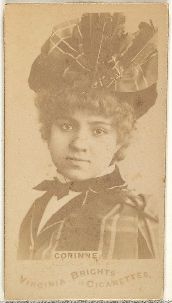Allen & Ginter, Corinne, from the Actors and Actresses series (N45, Type 1) for Virginia Brights Cigarettes