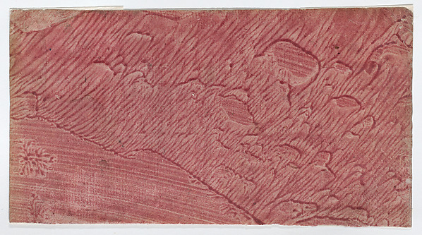 Anonymous, Red paste paper