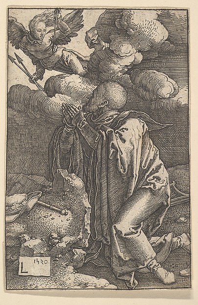 Lucas van Leyden, David Praying