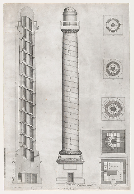 Anonymous, Column of Trajan, from "Speculum Romanae Magnificentiae"