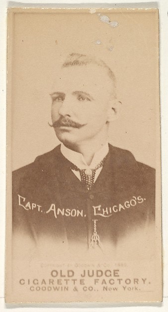 Goodwin & Company, Anson, Captain, Chicago, from the Old Judge series (N172) for Old Judge Cigarettes