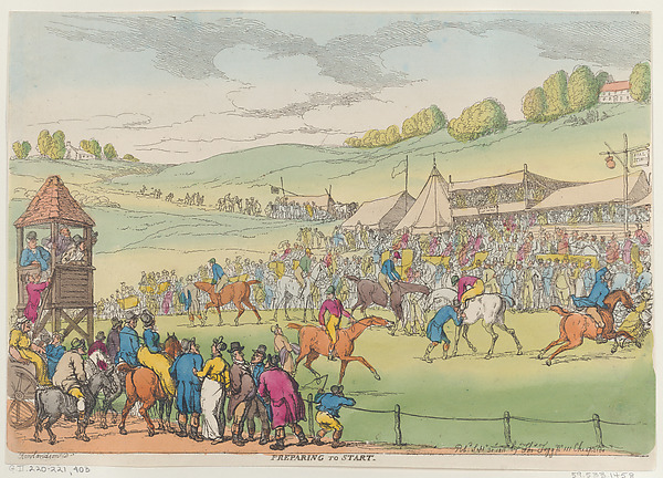 Thomas Rowlandson, Preparing to Start