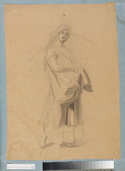 Unknown artist, Figurenstudie zu Ruth