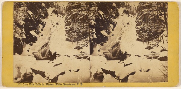 Edward Bierstadt, Glen Ellis Falls in Winter, White Mountains, N.H.