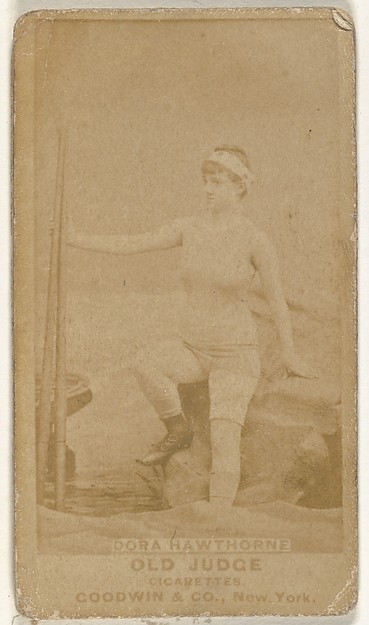 Goodwin & Company, Dora Hawthorne, from the Actors and Actresses series (N171) for Old Judge Cigarettes