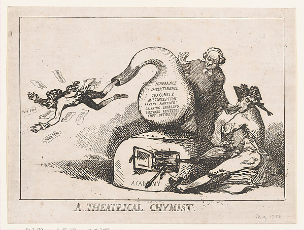 Thomas Rowlandson, A Theatrical Chymist