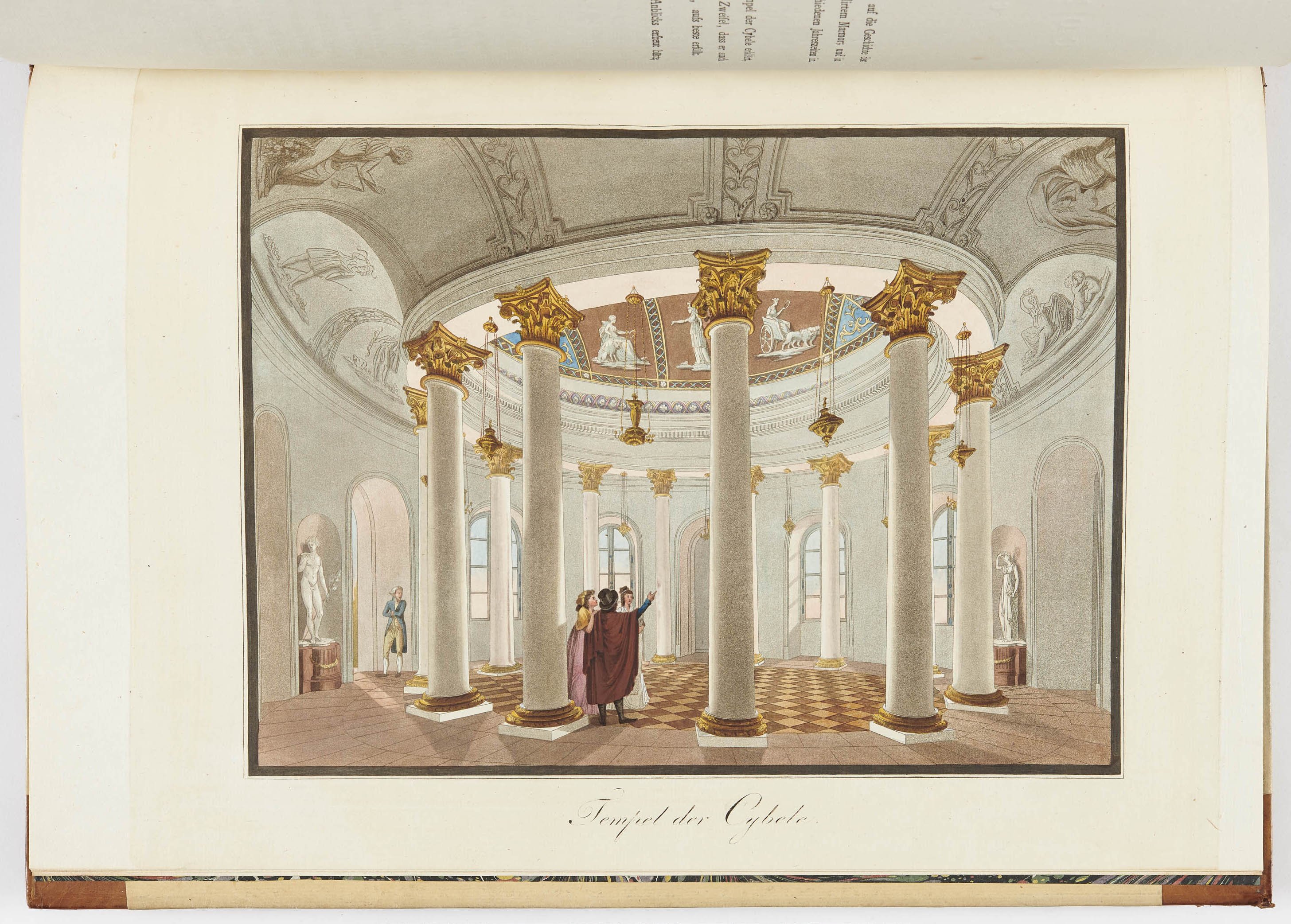Viktor Heideloff, "Tempel der Cybele" in Hohenheim