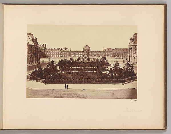 Edouard Baldus, Palais des Tuileries (côté de la place du Carrousel)