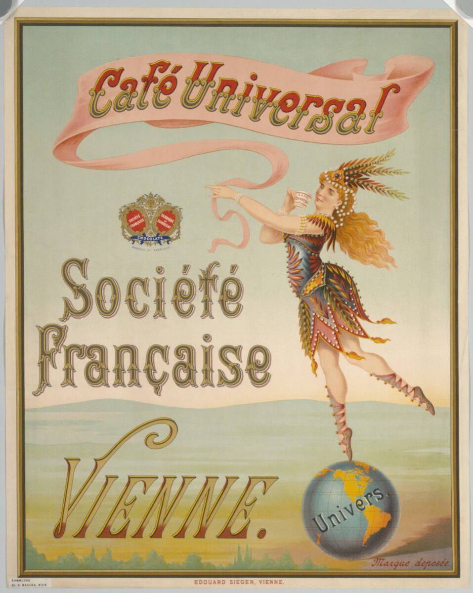 Anonym, Café Universal; Société Francaise, VIENNE.