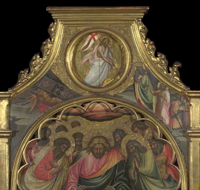 Giovanni dal Ponte, The Descent into Limbo: Roundel above Centre Panel