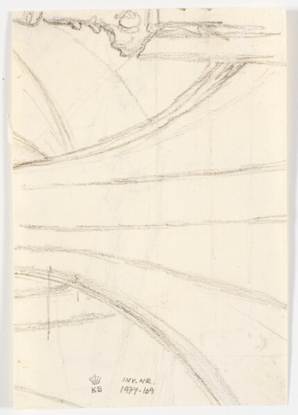Martinus Rørbye, Fragment af gotiske hvælv