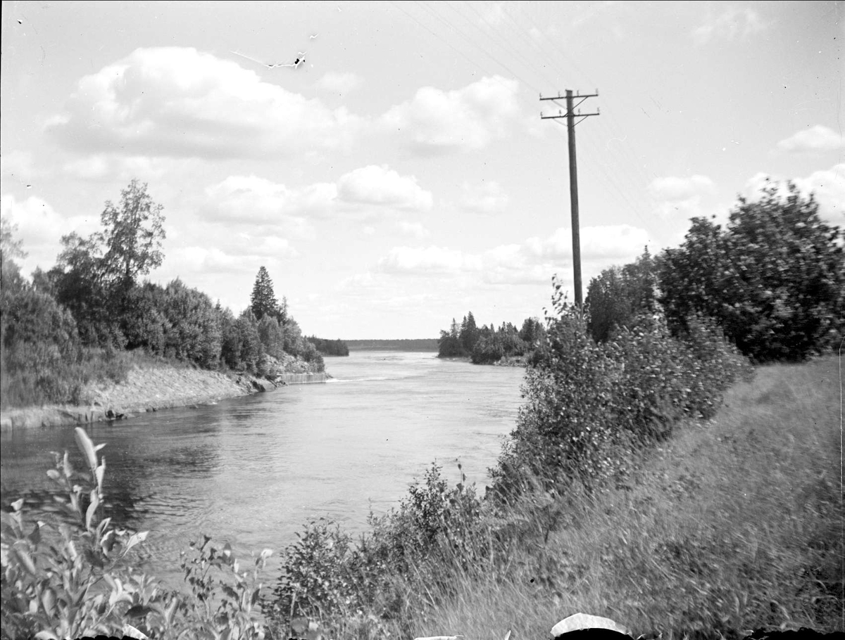 August Fredrik Schagerström, Dalälven or Tammav, near Untraverket, Söderfors parish, Uppland June 1930