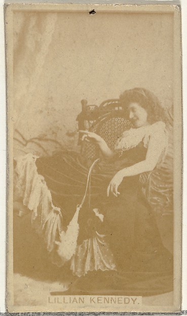 W. Duke, Sons & Co., Lillian Kennedy, from the Actors and Actresses series (N145-8) issued by Duke Sons & Co. to promote Duke Cigarettes