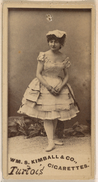 William S. Kimball & Company, Miss Turtois, from the Actresses series (N203) issued by Wm. S. Kimball & Co.