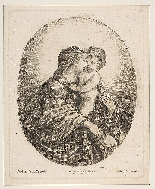 Stefano della Bella, The Virgin and Child
