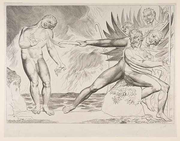 William Blake, The Circle of Corrupt Officials: The Devils Tormenting Ciampolo