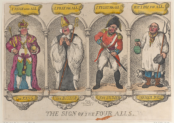 Thomas Rowlandson, The Sign of the Four Alls