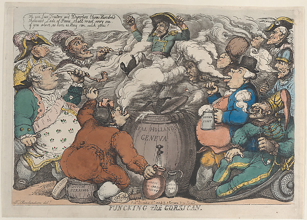 Thomas Rowlandson, Funcking the Corsican