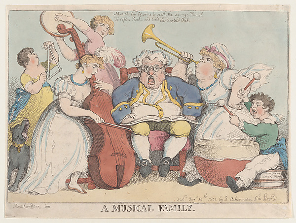 Thomas Rowlandson, A Musical Family