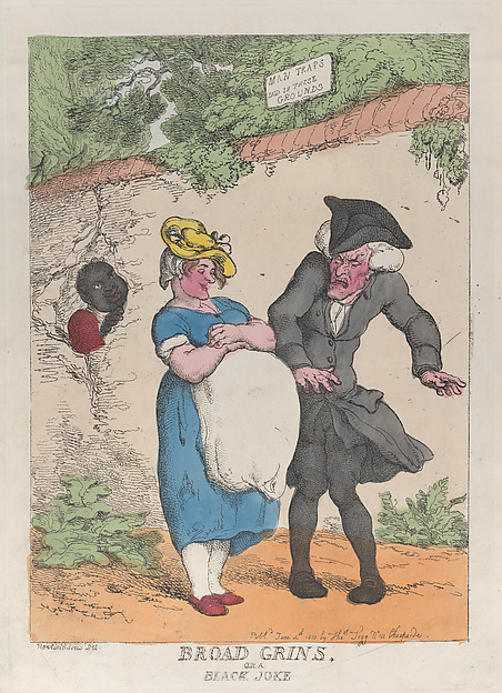 Thomas Rowlandson, Broad Grins, or a Black Joke