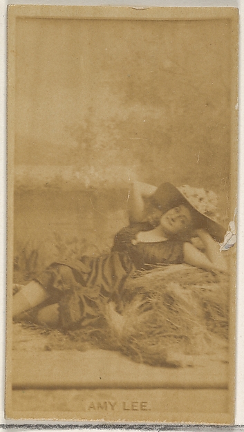 Allen & Ginter, Amy Lee, from the Actors and Actresses series (N45, Type 8) for Virginia Brights Cigarettes