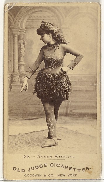 Goodwin & Company, Seven Ravens, from the Actors and Actresses series (N171) for Old Judge Cigarettes