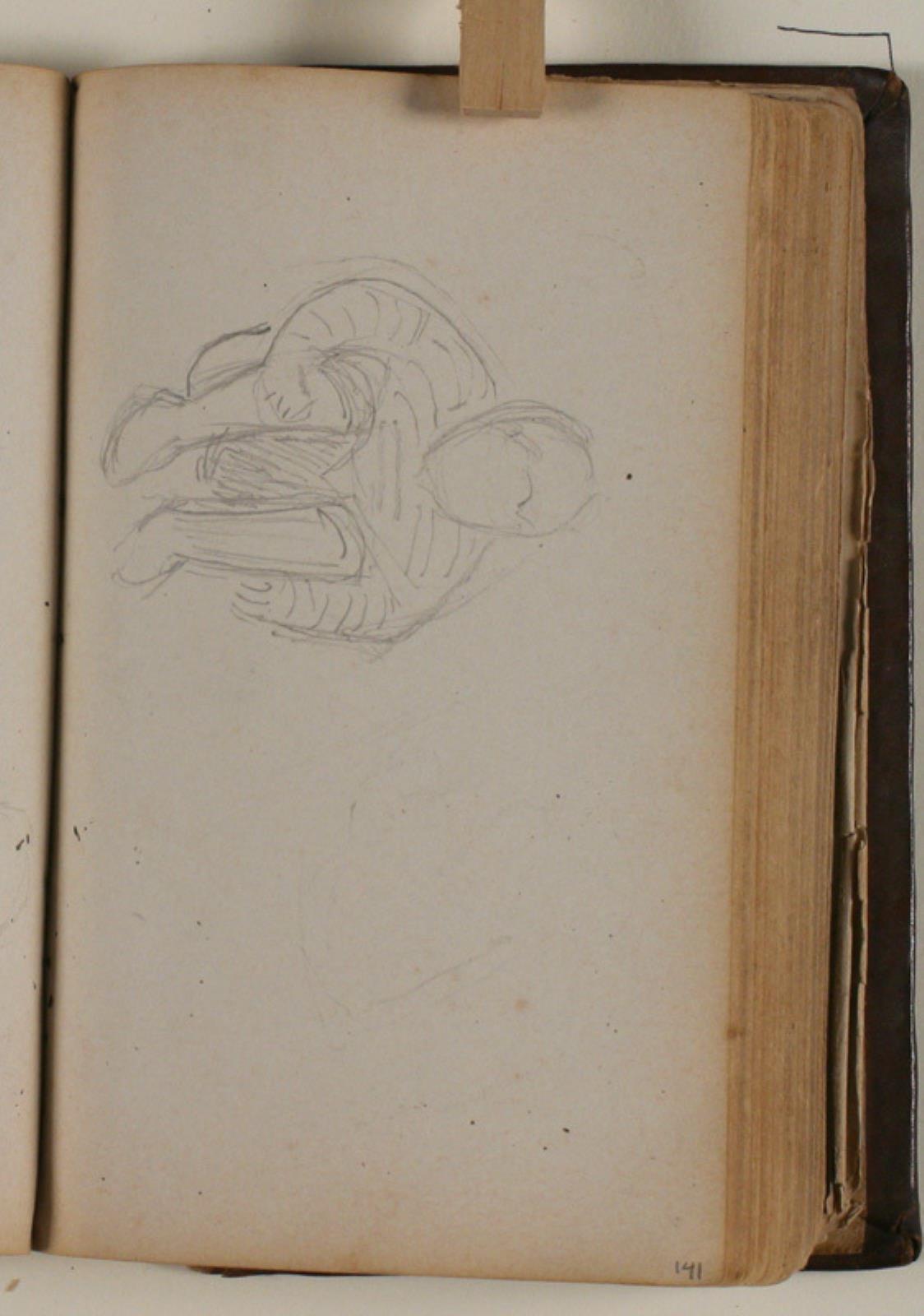 Niels Larsen Stevns, Studie af siddende person