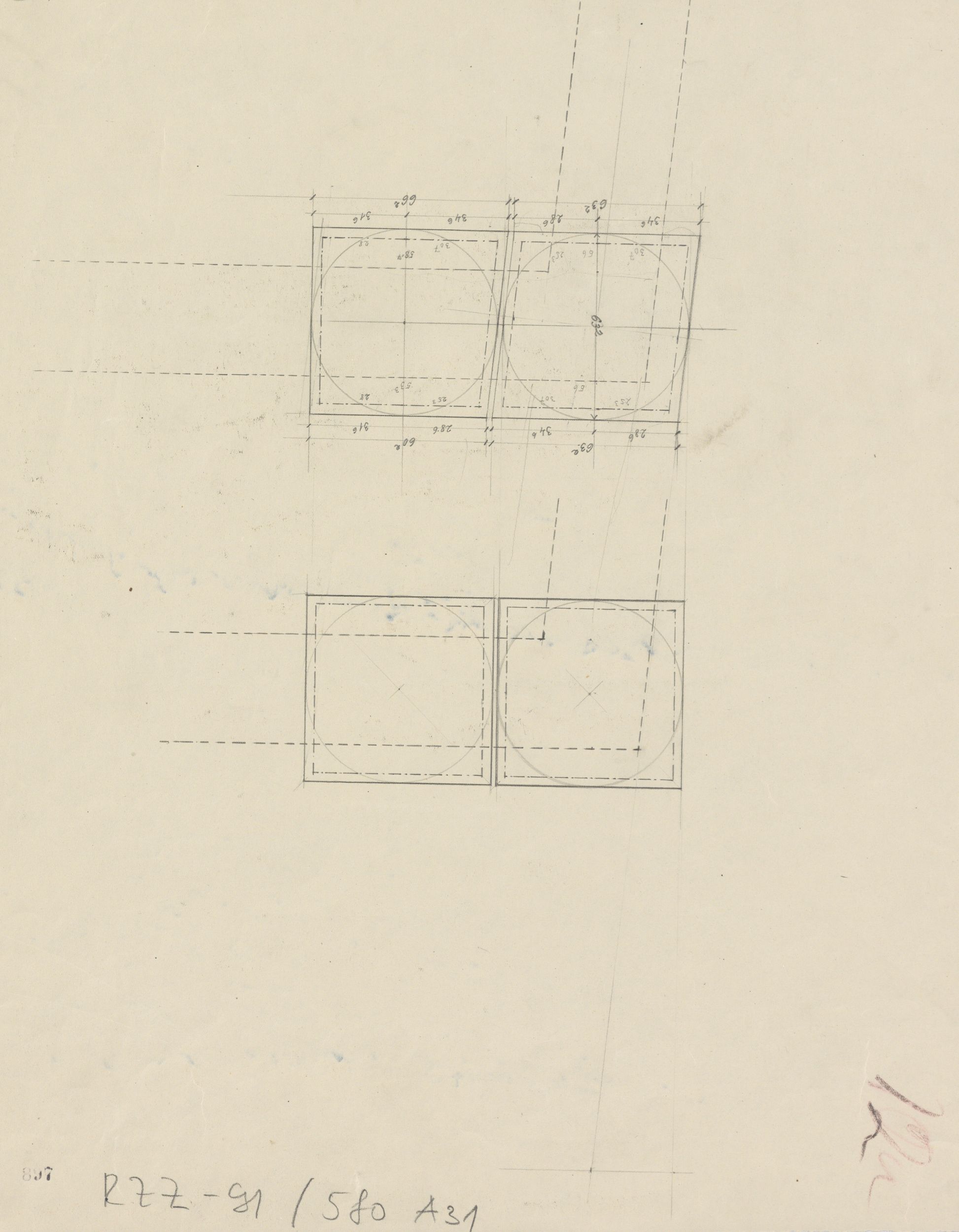 Viktor Kovačić, Meštrovićev atelijer (Ivan Meštrović), detalj stupa/atrij