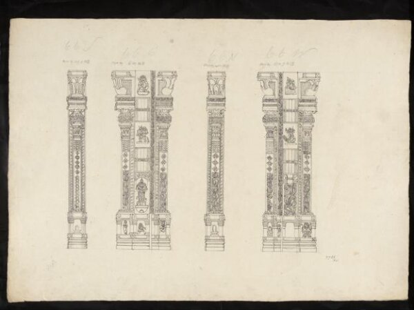 Unknown, Architectural drawing of Tirumala Nayak at Madura,