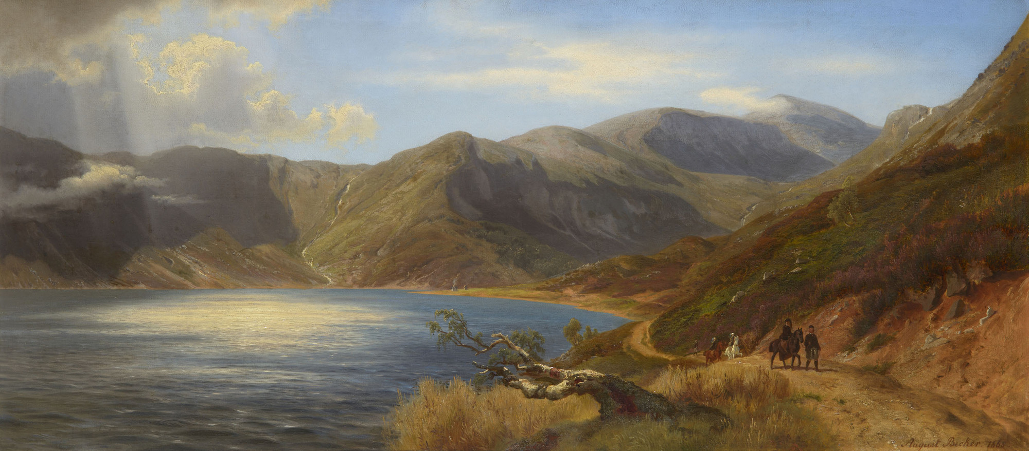 August Becker, Loch Muick