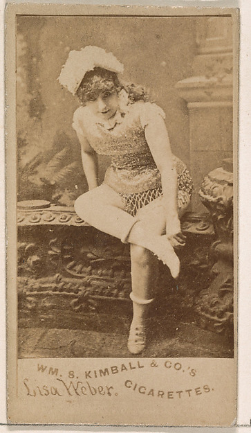 William S. Kimball & Company, Lisa Weber, from the Actresses series (N203) issued by Wm. S. Kimball & Co.