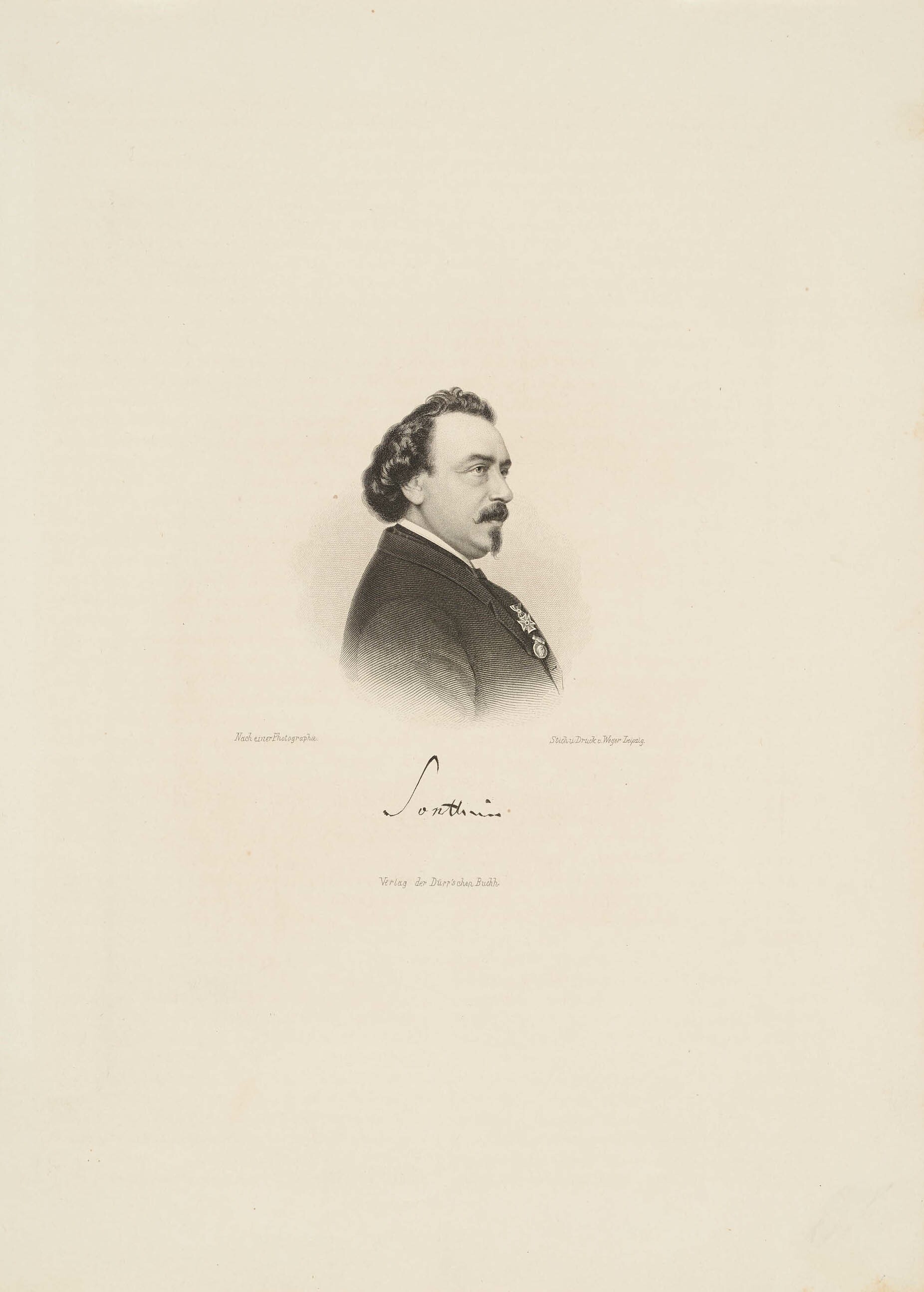 August Weger, Bildnis Heinrich Sontheim