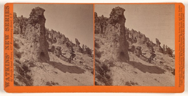 Carleton Watkins, [Chimney Rock, Alpine County, California]