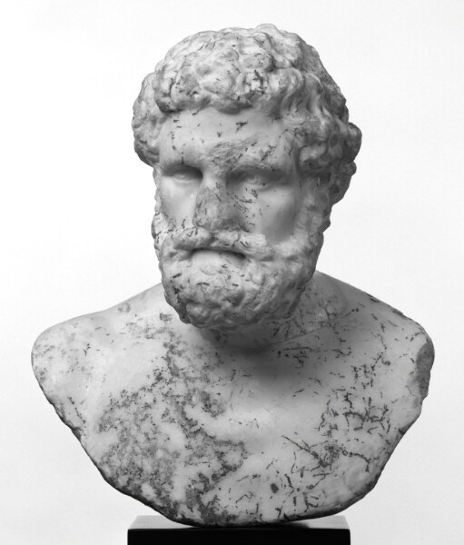 Unknown, Small Marble Bust of a Bearded Roman