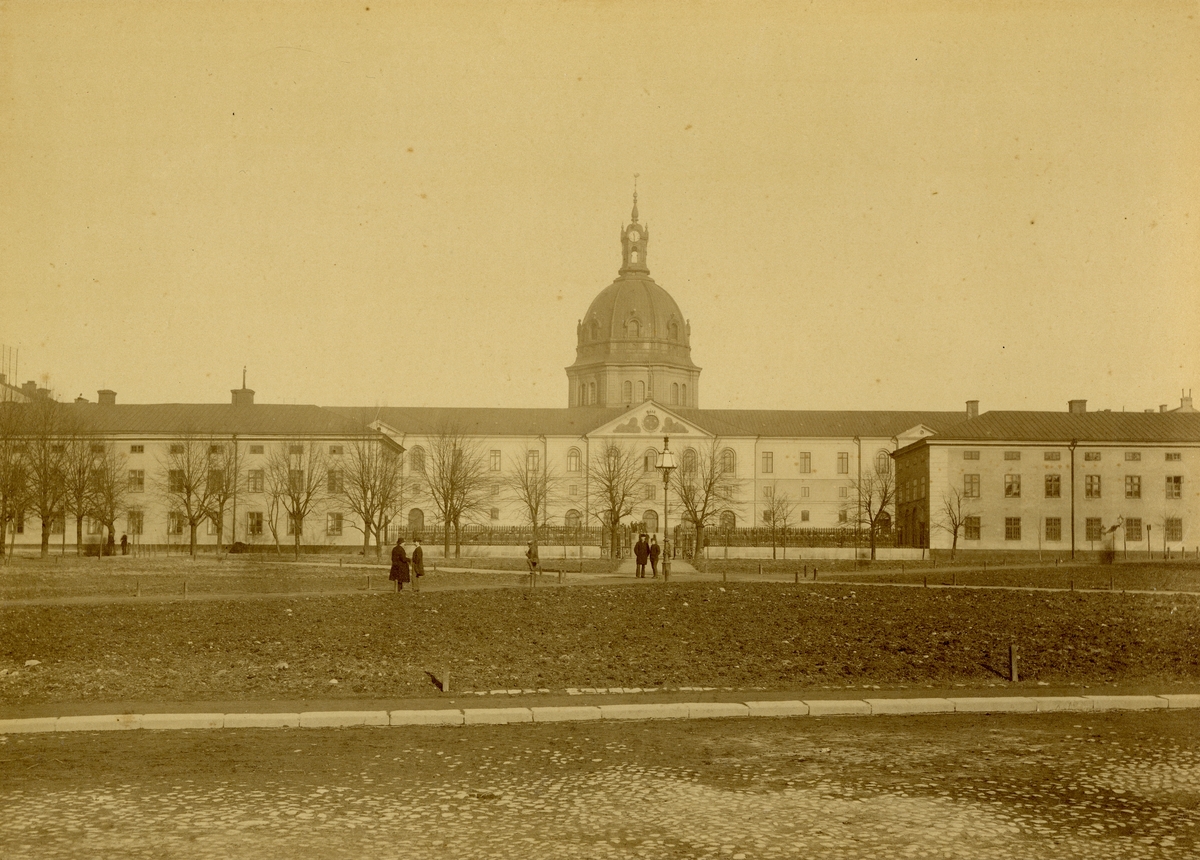 Axel Lindahl, Artillerigården med Artilleriplan år 1888. Dagens Armémuseum.